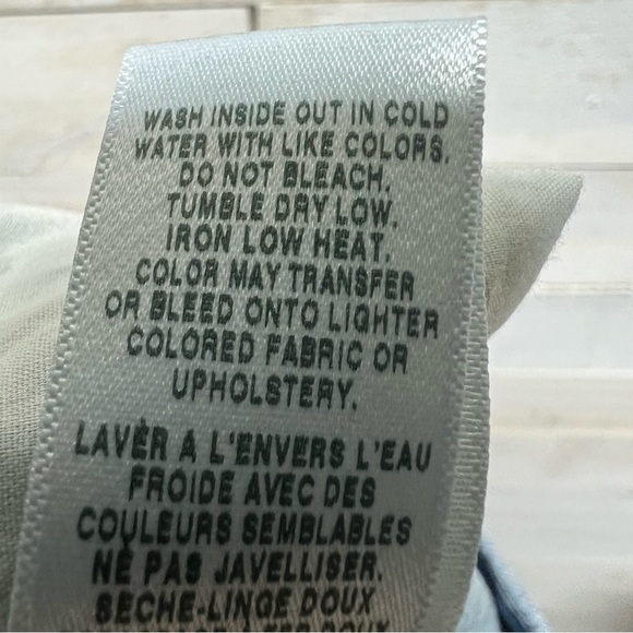 Frame‎ Le Crop Mini Boot Fray Hem Jeans Size 27 Blue Denim Medium Wash - Picture 10 of 13